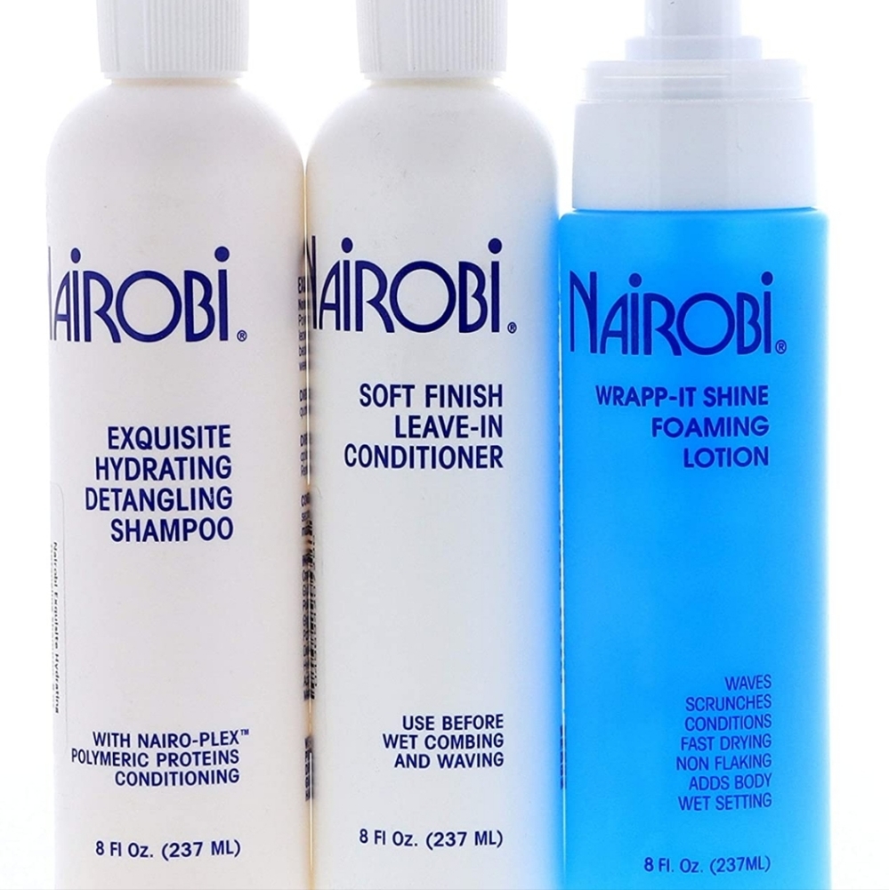 Nairobi trio collection /shampoo, conditioner,foaming lotion